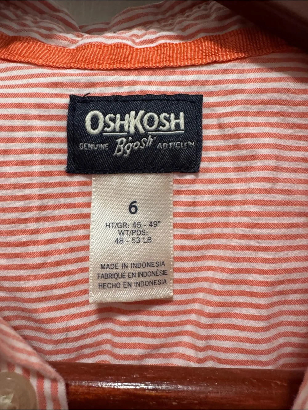 Oshkosh B’gosh Striped Dress Shirt